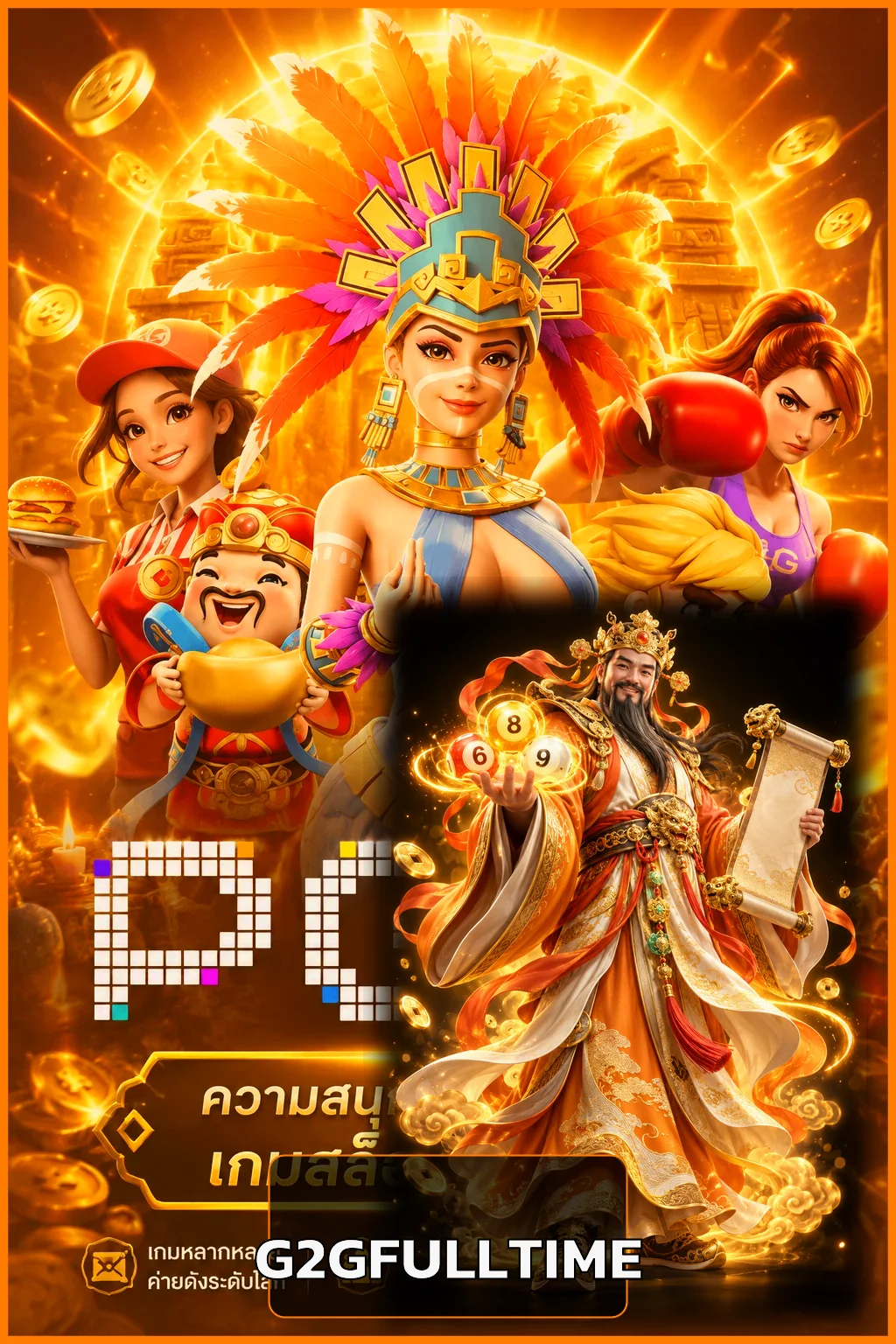 ตัวละครเกม PG ในโหมดทดลอง G2GFULLTIME